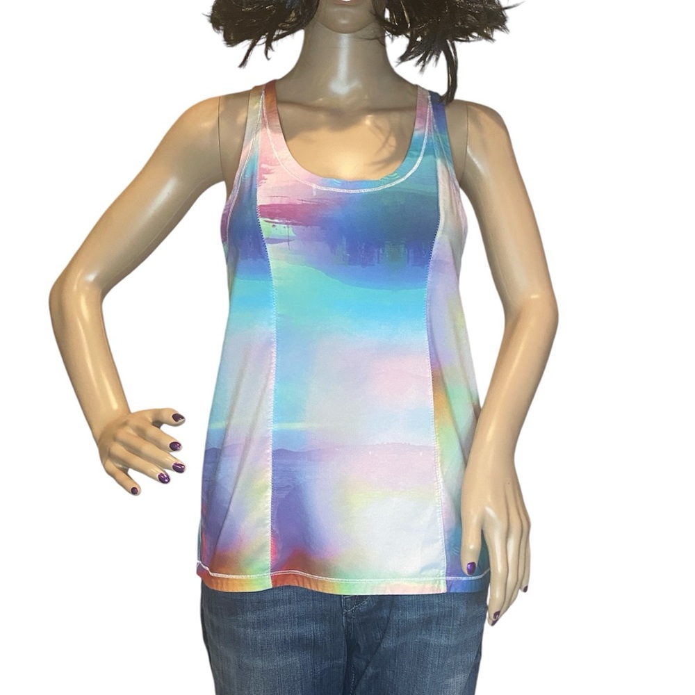 Lululemon HTF Sky to Seawheeze Lightened Up Singlet Racerback Tank Top Sz 6? EUC